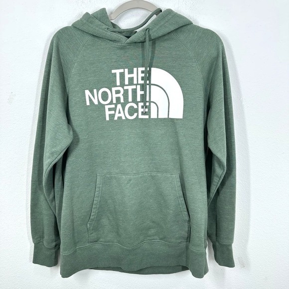 The North Face Tops - The North‎ Face Women's Size Medium Green Classic Graphic Logo Hooded Sweatshirt